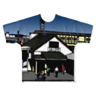 気ままに創作　よろず堂の武蔵小金井駅　いろどり All-Over Print T-Shirt