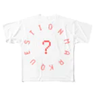 QUESTIONMARKのTrip apparel フルグラフィックTシャツ