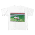 やくしんじ しんじの世界のノラ犬さんたち。（ひっくり返るえでぃしょん） All-Over Print T-Shirt