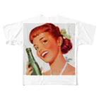 lilli-starling　dépayséeのSoda Pop ビンテージ All-Over Print T-Shirt