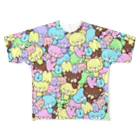 くまっぷ＠ゲーム実況YouTuberのカラフルくまっぷTシャツ All-Over Print T-Shirt