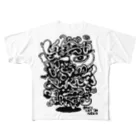SPICY CAT NEKO WORKSのあたまきてるpt.2 All-Over Print T-Shirt