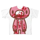 CHAX COLONY imaginariの【各20点限定】いたずらぐまのグル〜ミ〜(12)fullbloody All-Over Print T-Shirt