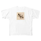 kiwaiwakiのヤモリ(geko) All-Over Print T-Shirt