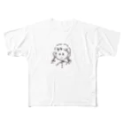 381miyabiの381ラクガキガール フルグラフィックTシャツ