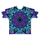 天獄堂の華曼陀羅018 All-Over Print T-Shirt