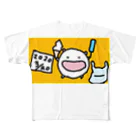 ダイナマイト87ねこ大商会の心置きなくアイスを食うと決心したねこです All-Over Print T-Shirt