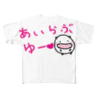 ダイナマイト87ねこ大商会のなついているねこです All-Over Print T-Shirt