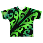 天獄堂のTile02 All-Over Print T-Shirt