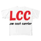 アメリカンベース のエアライン　LCC  Low cost carrier All-Over Print T-Shirt