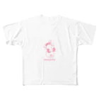 s-rinのうさぎちゃんボイン All-Over Print T-Shirt