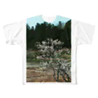 hiroki-naraの梅　ウメ　Japanese　apricot DATA_P_102　春　spring All-Over Print T-Shirt