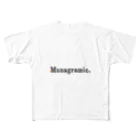 もろこしのmunagramic. フルグラフィックTシャツ