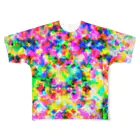 egg Artworks & the cocaine's pixの滲虹滲 フルグラフィックTシャツ