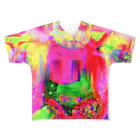 egg Artworks & the cocaine's pixの₵∅€Å|η≠￠₶₳η℘ All-Over Print T-Shirt