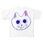 お花屋さんのねこ フルグラフィックTシャツ