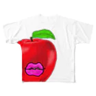 jpapmのフルーツシリーズ りんご フルグラフィックTシャツ