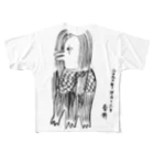 kikusuiのアマビエ様グッズ 白ver. All-Over Print T-Shirt