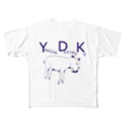 NIKORASU GOのラブラドールデザイン「YDK<やればできるこ>」（Tシャツ・パーカー・グッズ・ETC） フルグラフィックTシャツ