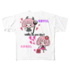 歌うバルーンパフォーマMIHARU✨〜あいことばは『笑顔の魔法』〜😍🎈の天使？悪魔？ All-Over Print T-Shirt