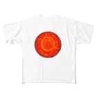 w a k e a uのw a k e a u 太陽 All-Over Print T-Shirt