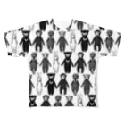 Plum'sのグッズ屋さんのPlum'sマスコット５大集合 All-Over Print T-Shirt