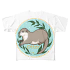 Lichtmuhleのカワウソ フルグラフィックTシャツ