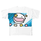 ダイナマイト87ねこ大商会のふりかけの小袋でデュエルするねこです All-Over Print T-Shirt