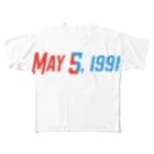 SANKAKU DESIGN STOREの1991年5月5日は彼らの記念日。 フルグラフィックTシャツ