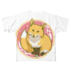 Lichtmuhleのキツネ フルグラフィックTシャツ