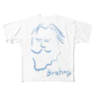 OSHIYOMANのブラームス　Brahms フルグラフィックTシャツ