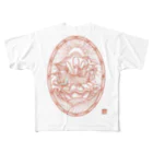 HELLO AND GOODBYEのAMBIE 朱 All-Over Print T-Shirt