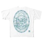 HELLO AND GOODBYEのAMABIE 碧 All-Over Print T-Shirt