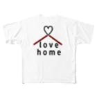 chaiのlovehome フルグラフィックTシャツ