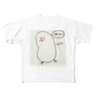 ベリカリの文鳥マスク フルグラフィックTシャツ
