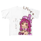 稲森美憂のうさたん。 フルグラフィックTシャツ