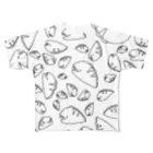 紫咲うにのながくないうつぼ ちらし All-Over Print T-Shirt