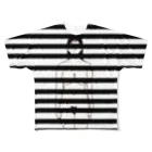 COPYL STOREのボーダー 白黒 All-Over Print T-Shirt