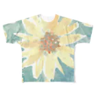 霧色の虹🌈white_rainbowのhappy T-shirt All-Over Print T-Shirt