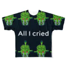 Y0HY0HのAll I cried フルグラフィックTシャツ