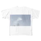 trickNFTartのblue sky All-Over Print T-Shirt