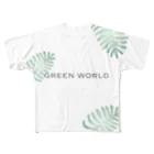 @LIRALUのGreen world. フルグラフィックTシャツ