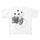 mamiko kakitsuboのお花 All-Over Print T-Shirt