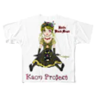 セラムのKaon Project(リリス　ブラックムーン） フルグラフィックTシャツ