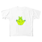 yuuuumのＶ字熊 All-Over Print T-Shirt