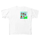 きのこの異国ちょうちょ All-Over Print T-Shirt