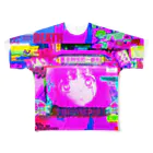 かるとぴゃんのcovid-19ぴえん鬱生活少女シリーズ フルグラフィックTシャツ