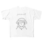 peeeeeachの頭上のpeach フルグラフィックTシャツ