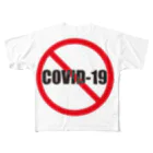 AURA_HYSTERICAのNO_COVID-19 フルグラフィックTシャツ