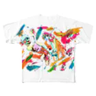 savanna hearts(サバンナハ〜ツ)のどぎつい差分オレンジ All-Over Print T-Shirt